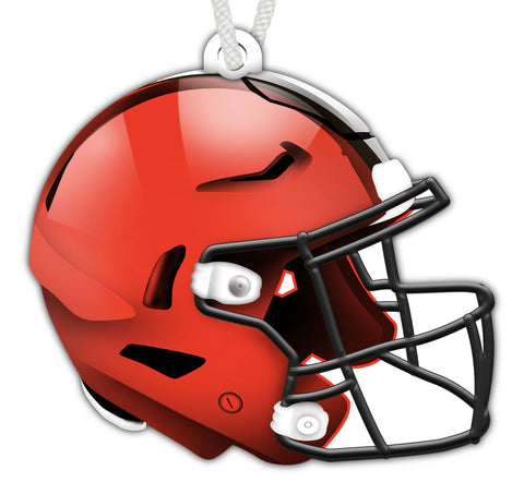 Cleveland Browns Authentic Wooden Helmet Ornament