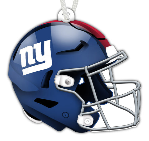 New York Giants Authentic Wooden Helmet Ornament
