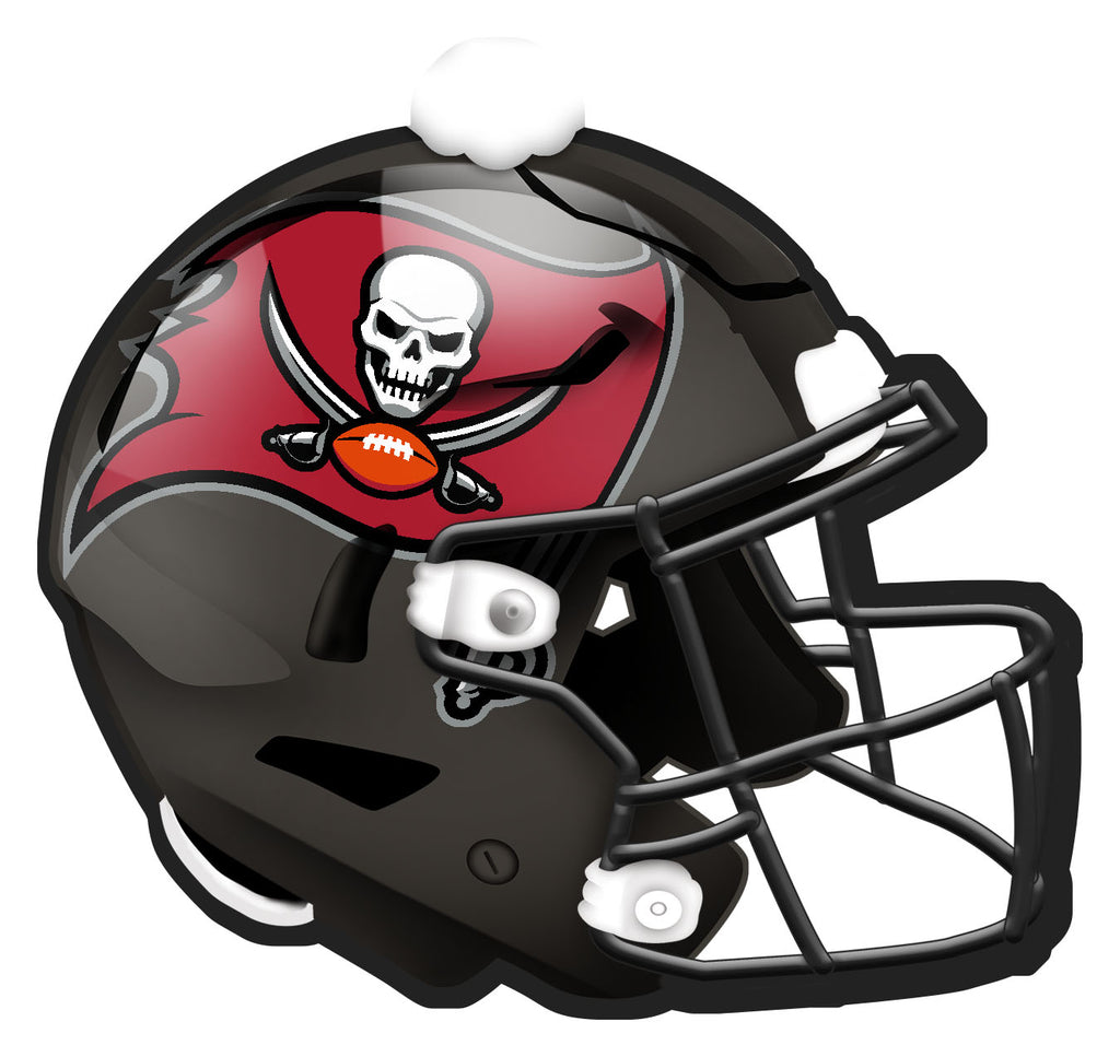 Tampa Bay Buccaneers Authentic Wooden Helmet Ornament