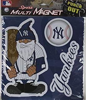 New York Yankees Gnome Punch Out Multi Magnet Sheet