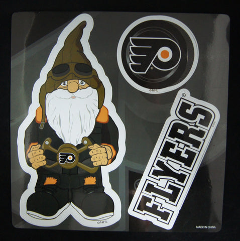 Philadelphia Flyers Gnome Punch Out Multi Magnet Sheet