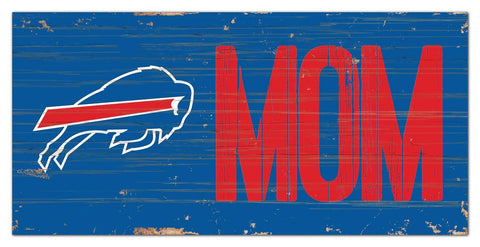 Buffalo Bills Mom Wooden Sign