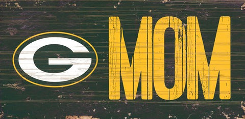 Green Bay Packers Mom Wooden Sign