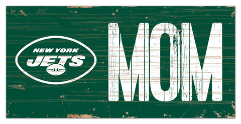 New York Jets Mom Wooden Sign