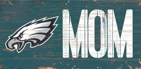 Philadelphia Eagles Mom Wooden Sign