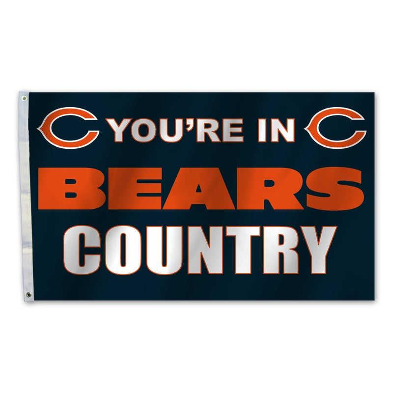 Chicago Bears 3' x 5' Country House Flag
