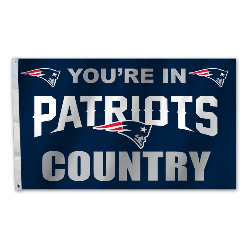 New England Patriots 3' x 5' Country House Flag