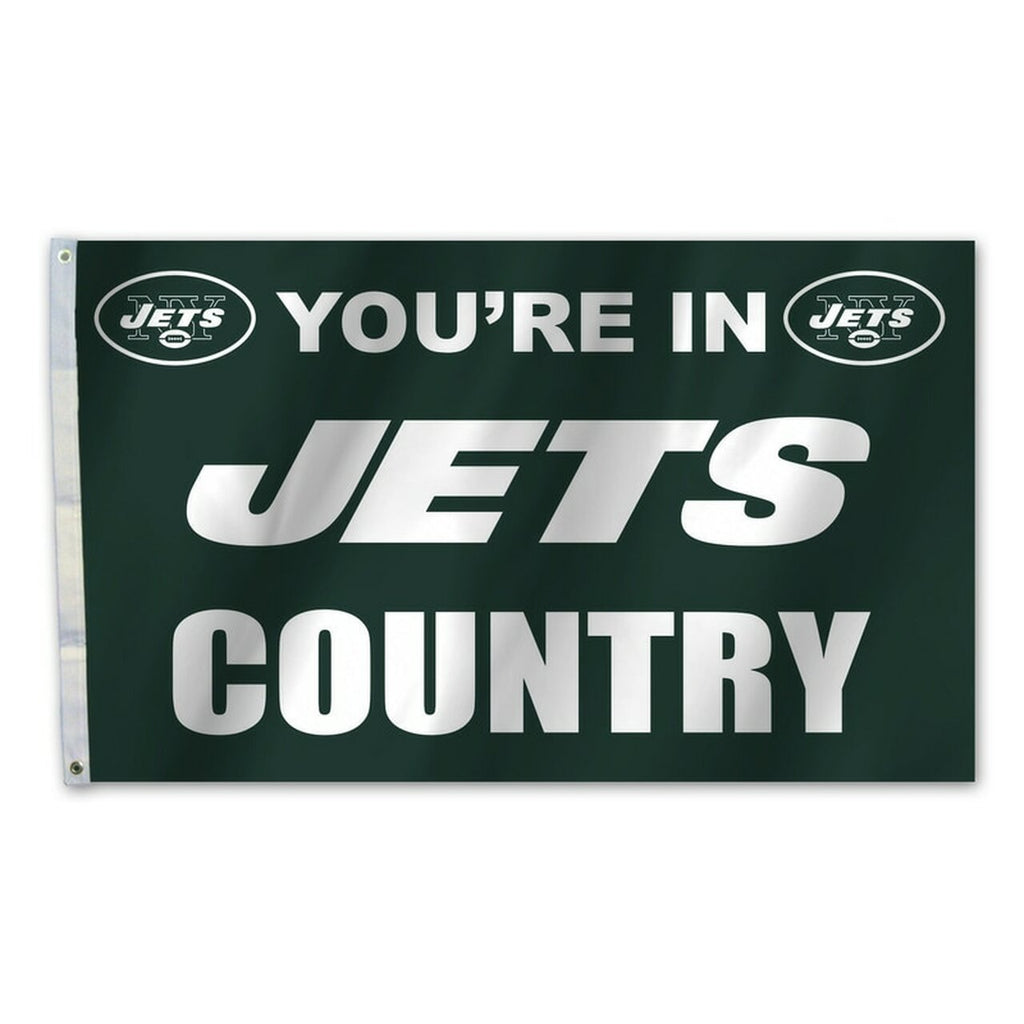 New York Jets 3' x 5' Country House Flag