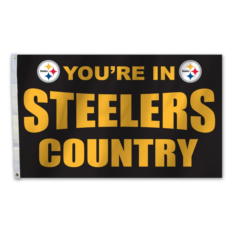 Pittsburgh Steelers 3' x 5' Country House Flag