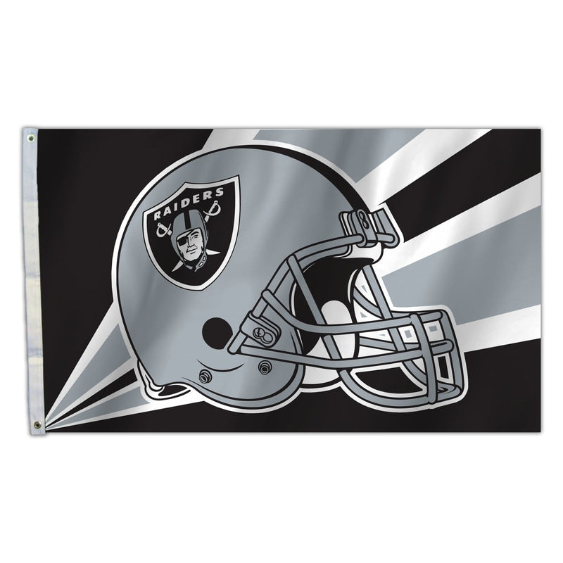 Las Vegas Raiders 3' x 5' Helmet Flag