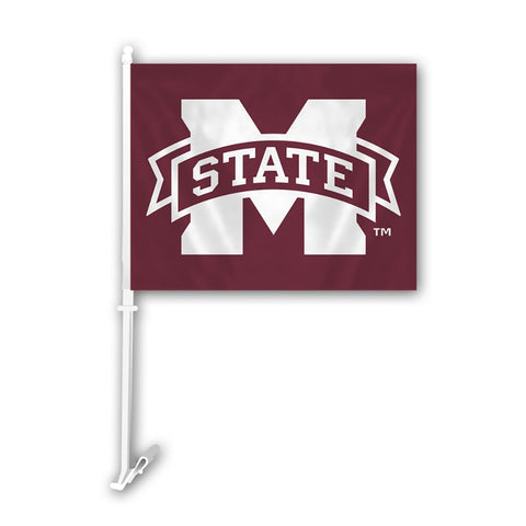 Mississippi State Bulldogs Car Flag