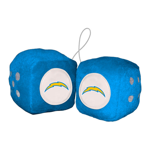 Los Angeles Chargers Fuzzy Dice