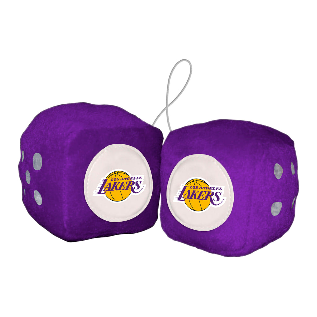 Los Angeles Lakers Fuzzy Dice