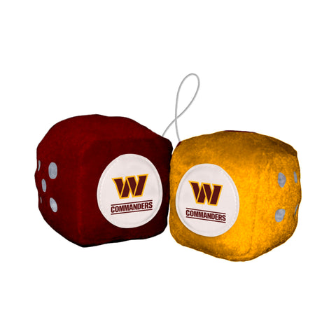 Washington Commanders Fuzzy Dice