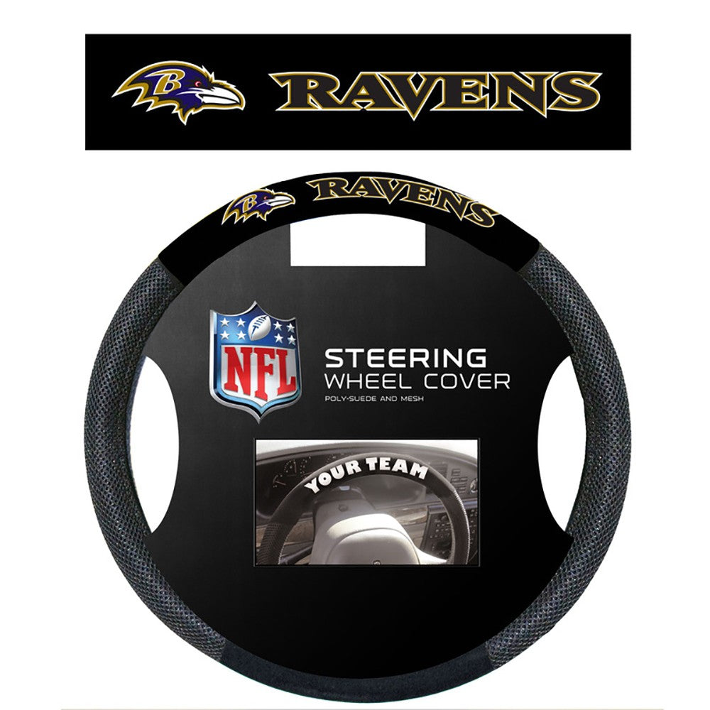 Baltimore Ravens Mesh Steering Wheel Cover