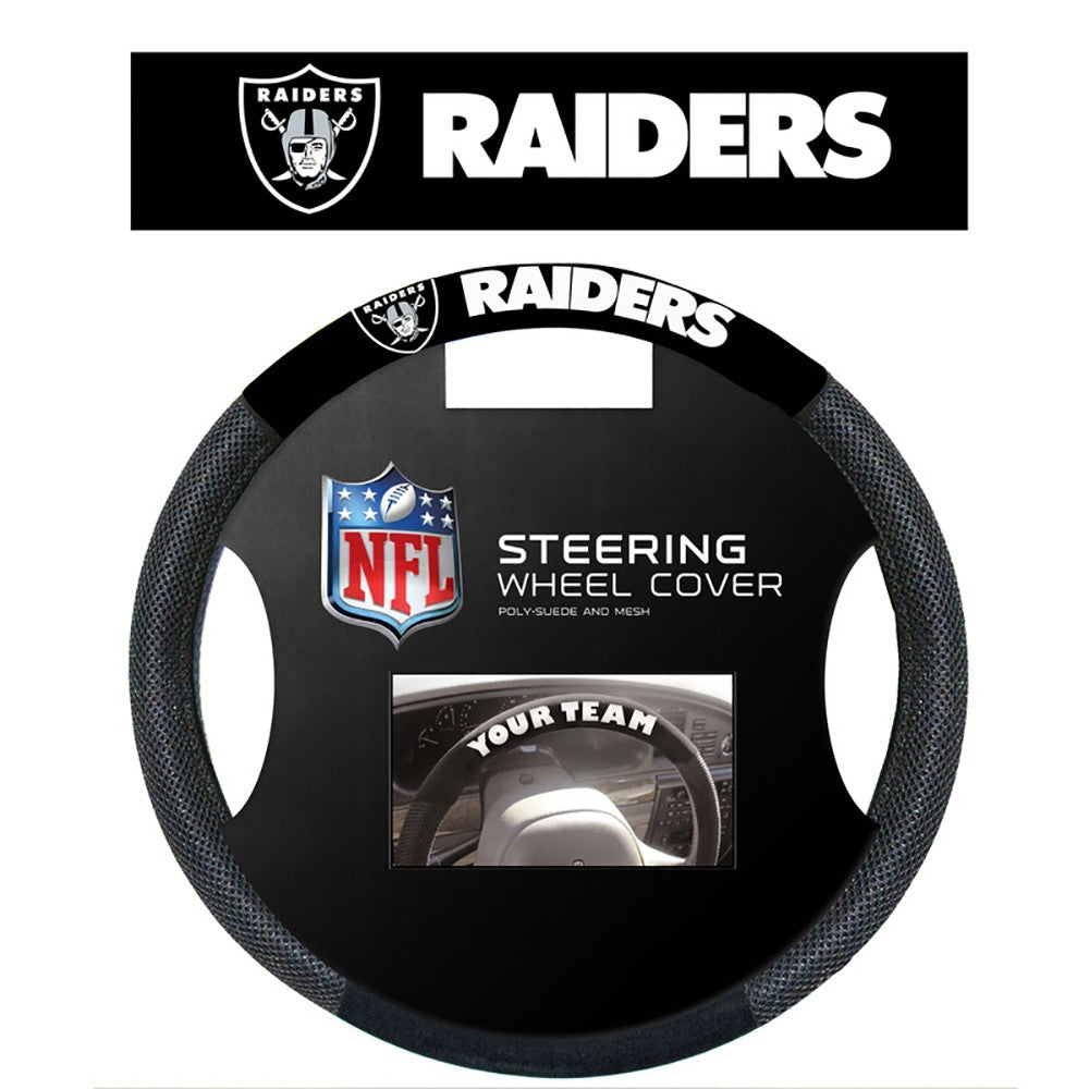 Las Vegas Raiders Mesh Steering Wheel Cover