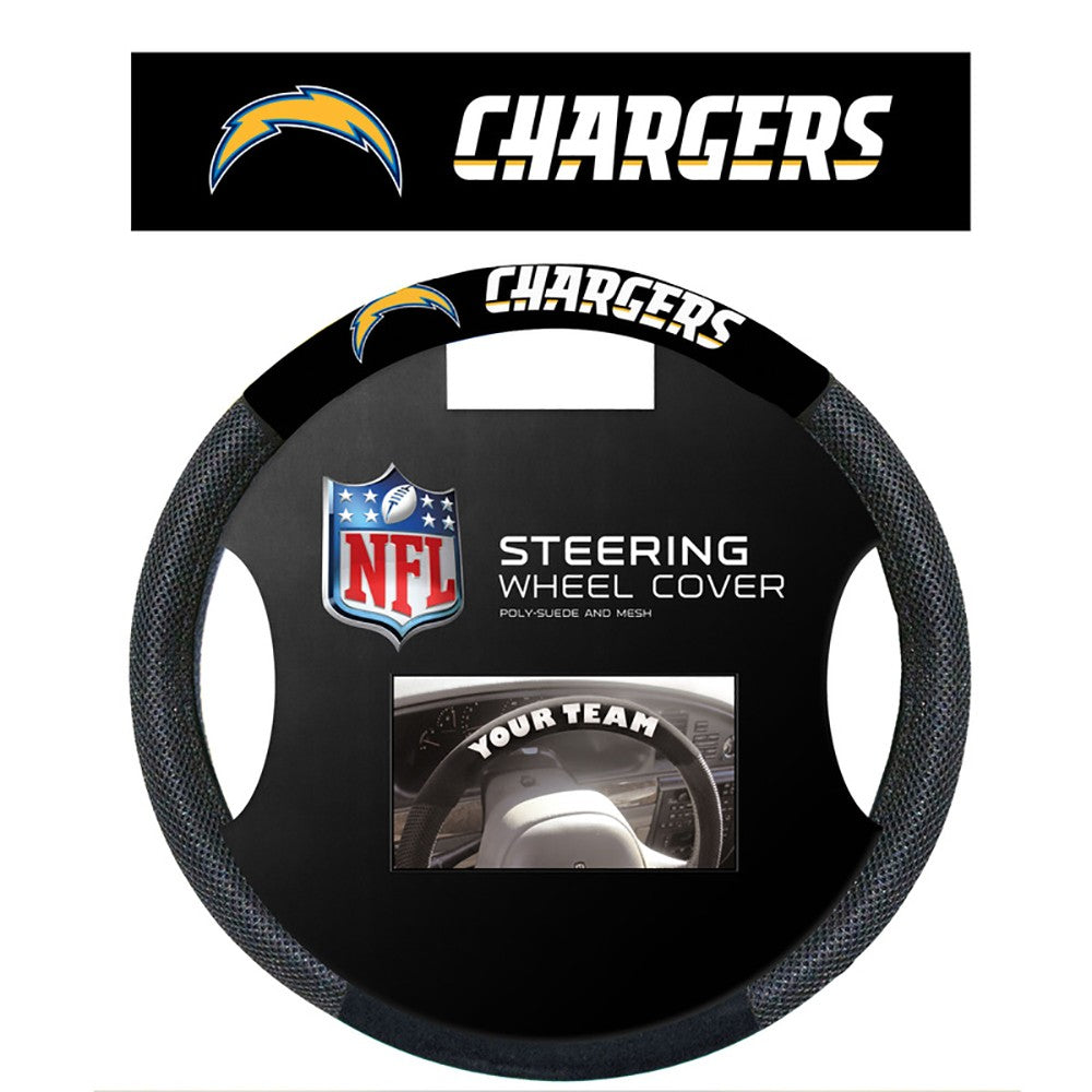 Los Angeles Chargers Mesh Steering Wheel Cover