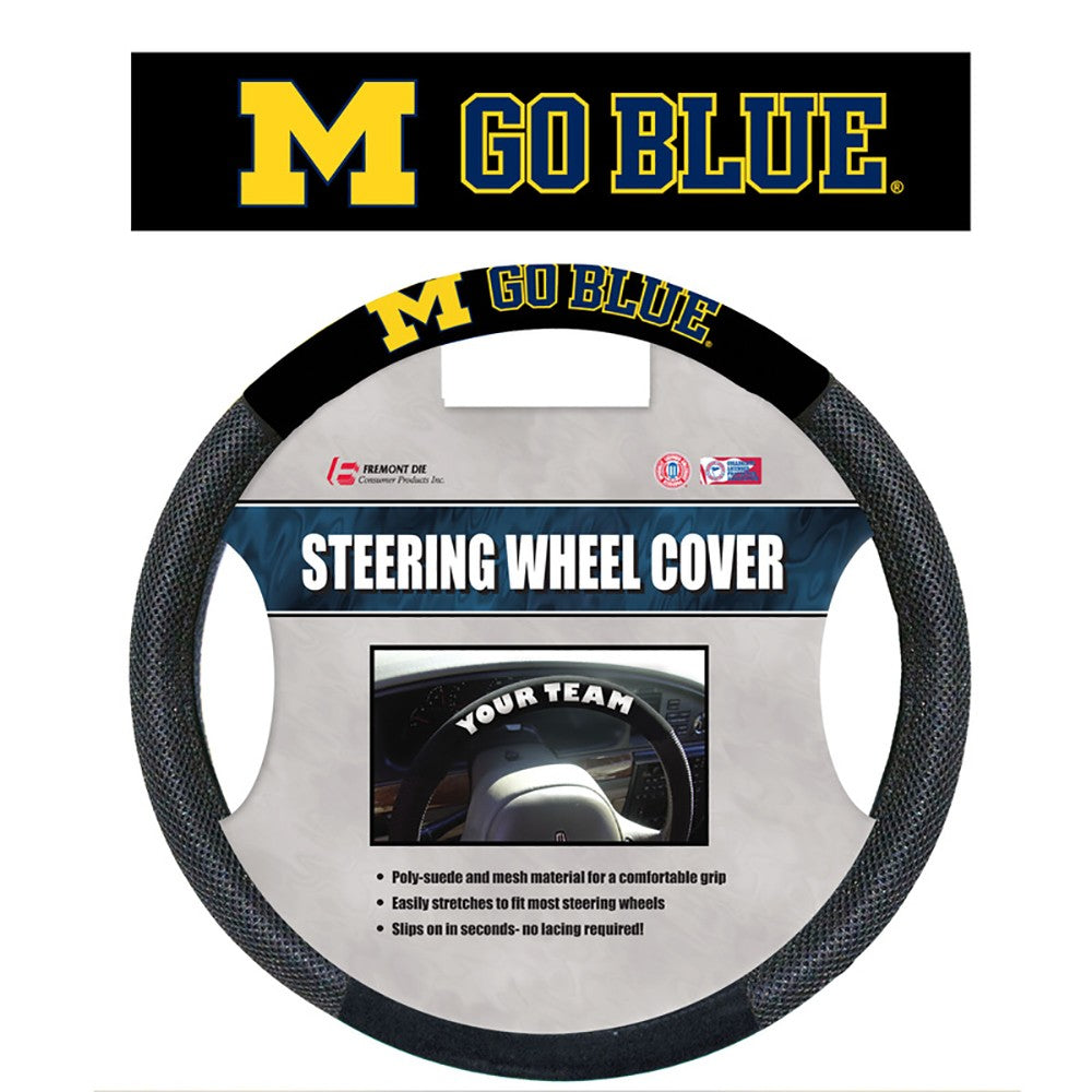 Michigan Wolverines Mesh Steering Wheel Cover