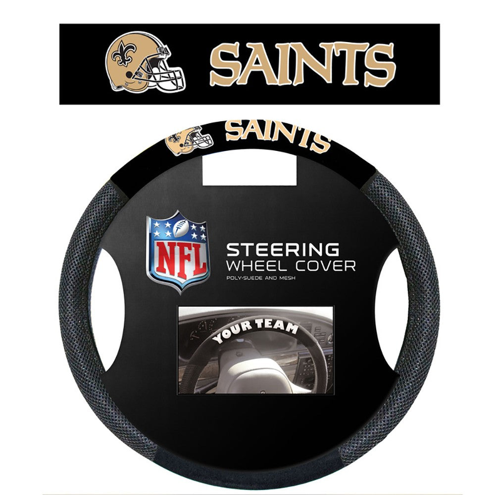 New Orleans Saints Mesh Steering Wheel Cover