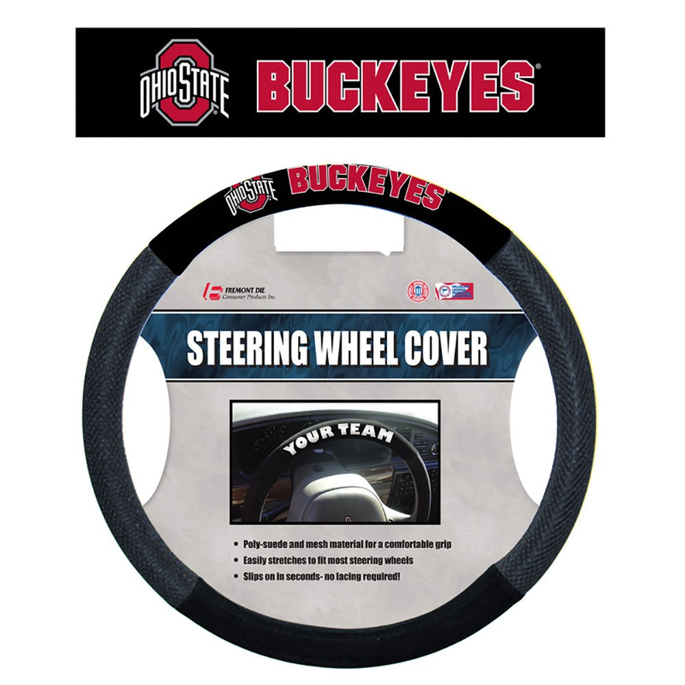 Ohio State Buckeyes Mesh Steering Wheel Cover