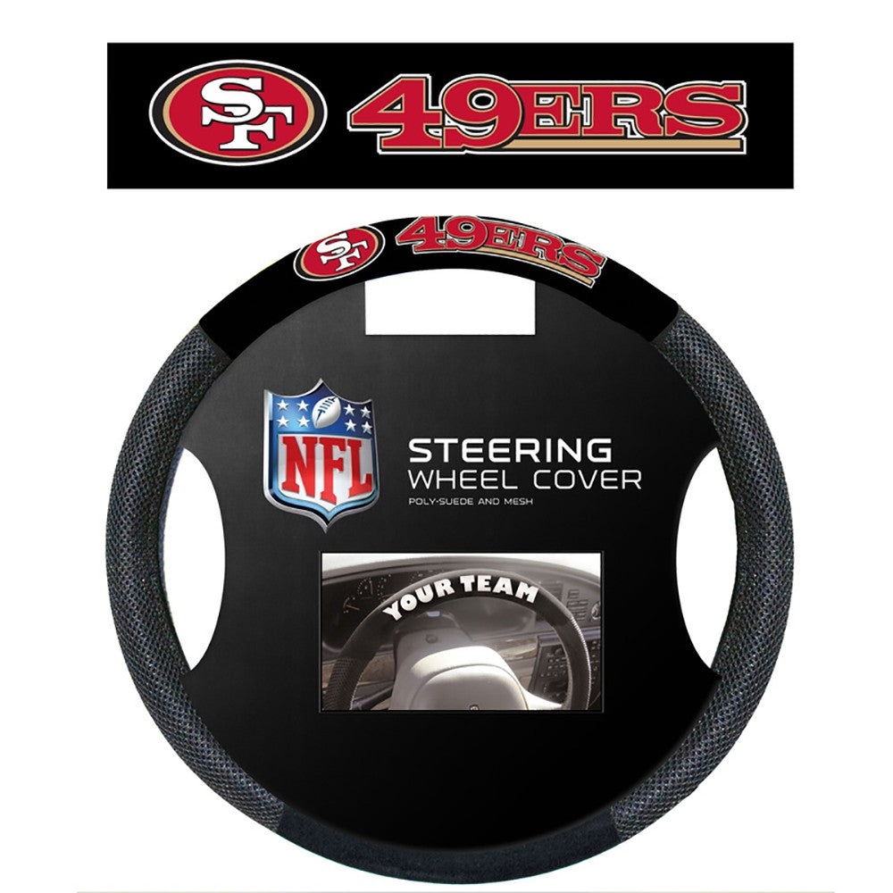 San Francisco 49ers Mesh Steering Wheel Cover