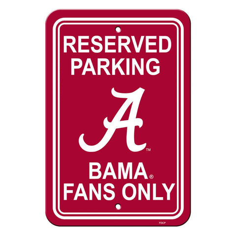 Alabama Crimson Tide Reserved Parking Sign