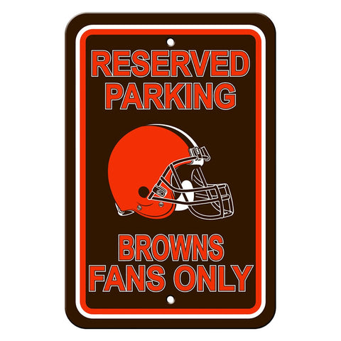 Cleveland Browns Reserved Parking Sign