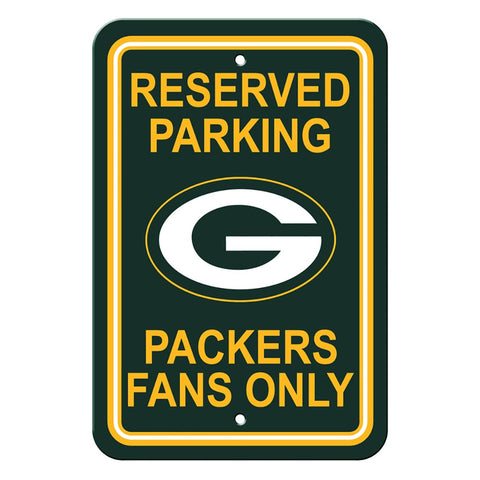 Green Bay Packers Reserved Parking Sign