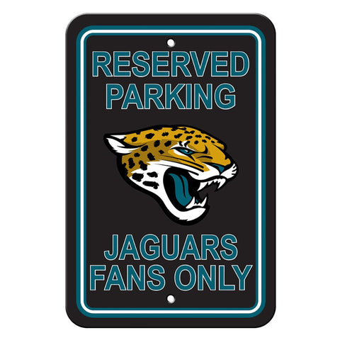 Jacksonville Jaguars Reserved Parking Sign