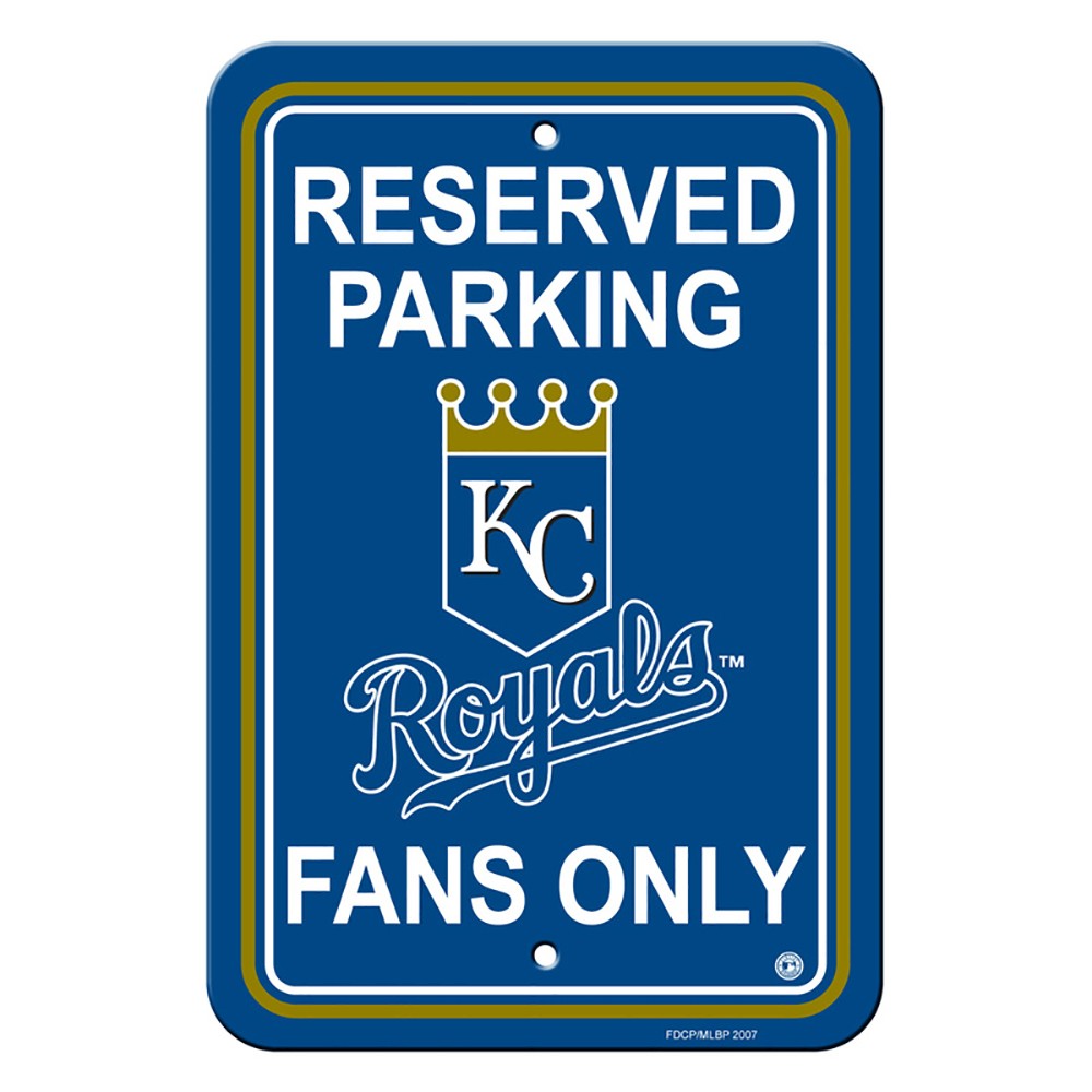 Kansas City Royals Reserved Parking Sign