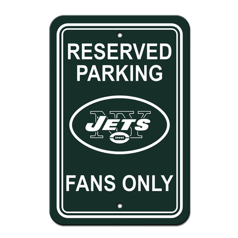 New York Jets Reserved Parking Sign