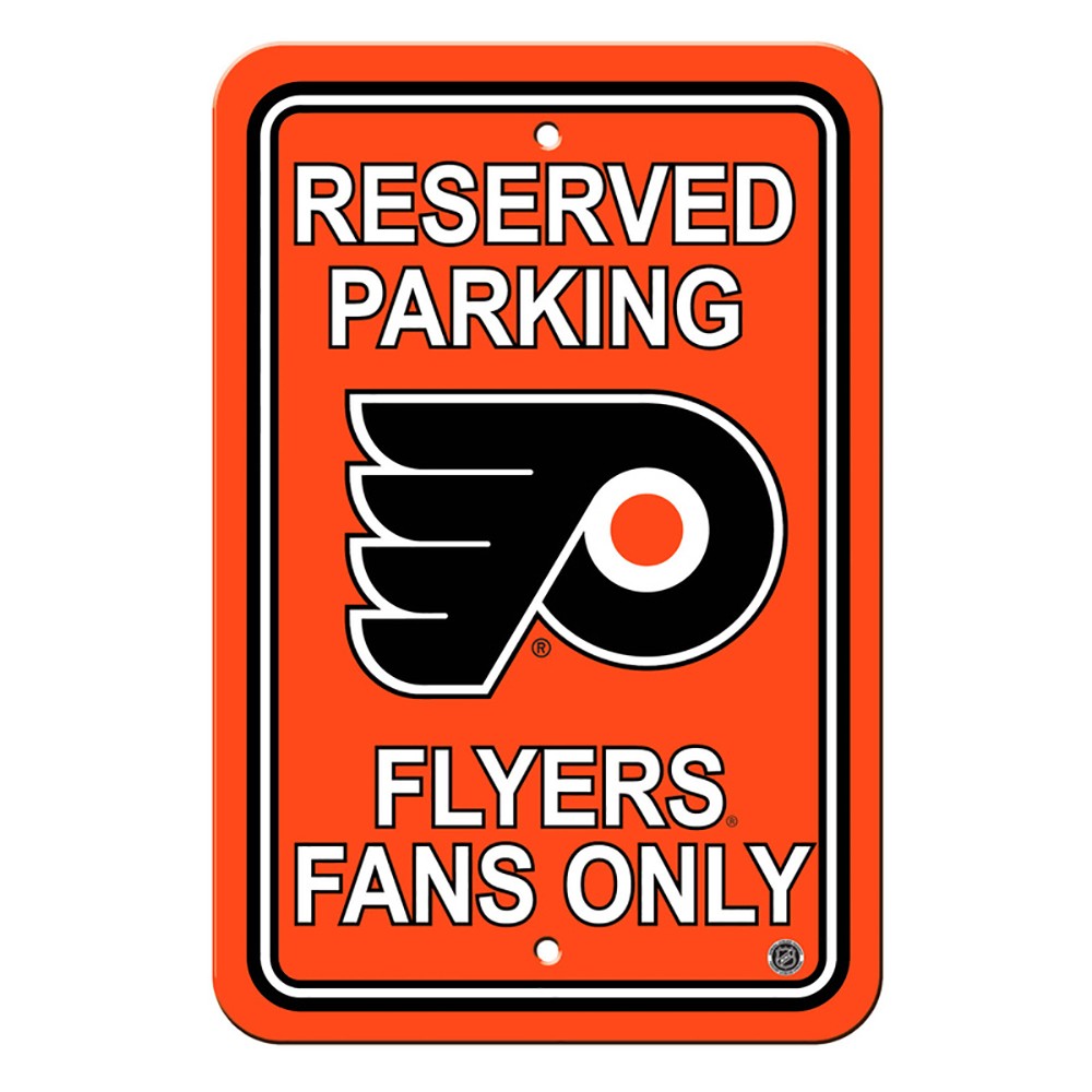 Philadelphia Flyers Reserved Parking Sign
