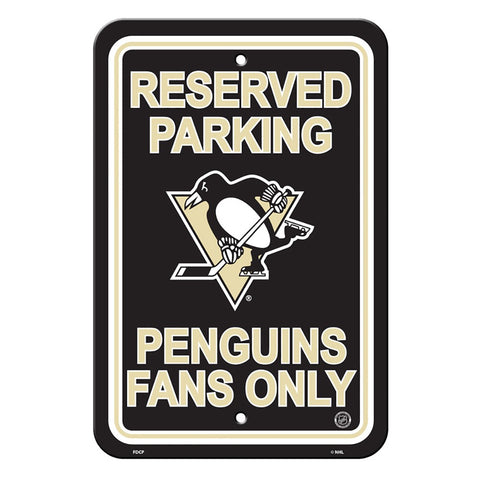 Pittsburgh Penguins Reserved Parking Sign