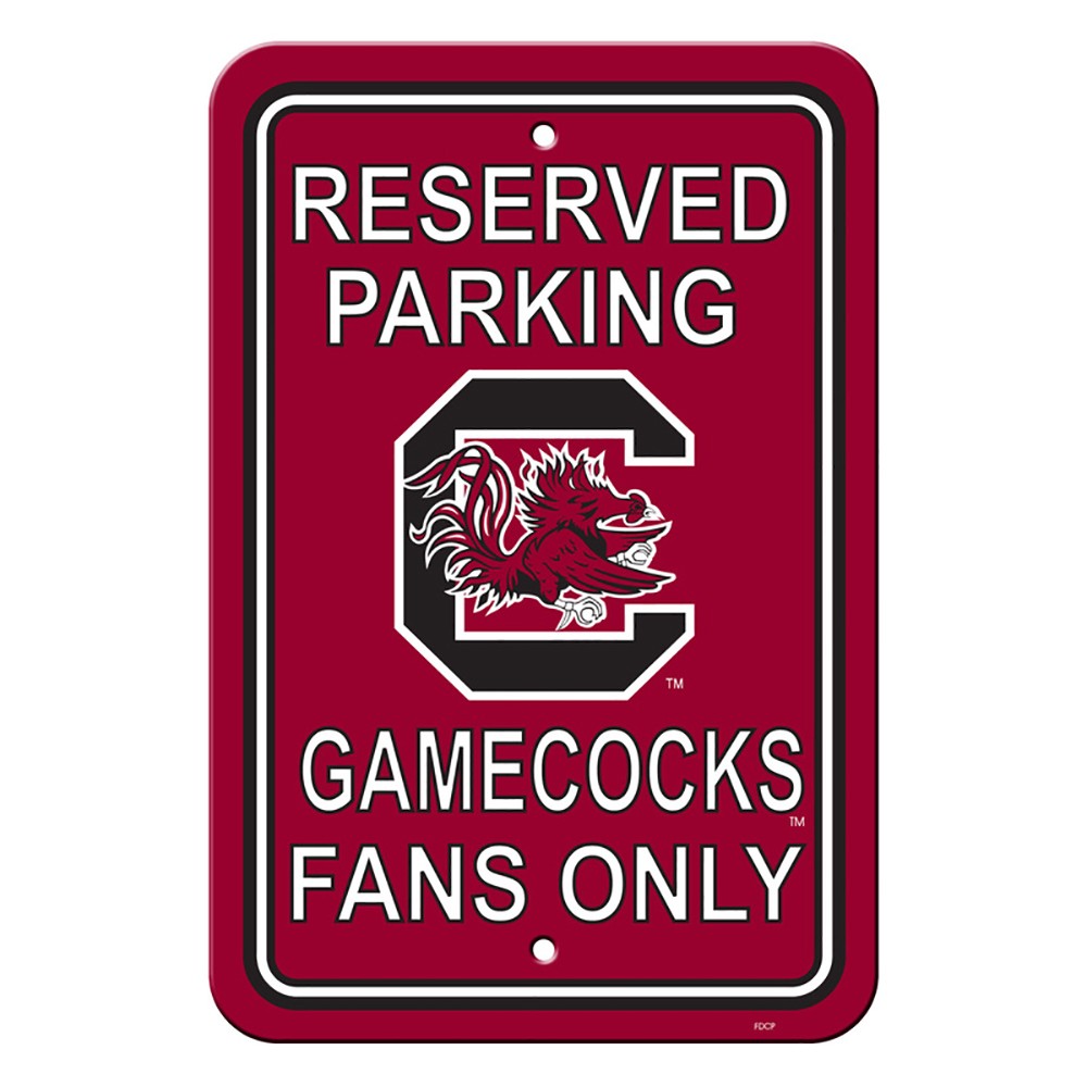 South Carolina Gamecocks Reserved Parking Sign