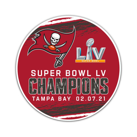 Tampa Bay Buccaneers Super Bowl LV Champions 12" Magnet
