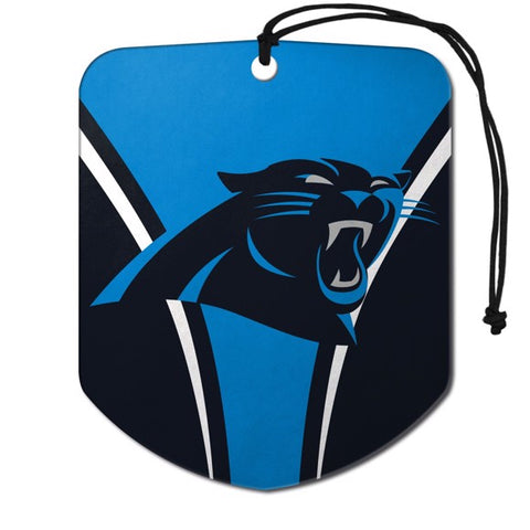 Carolina Panthers 2 Pack Air Freshener - Shield
