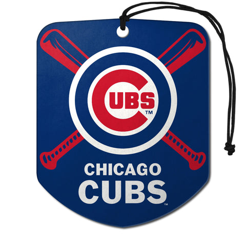 Chicago Cubs 2 Pack Air Freshener - Shield
