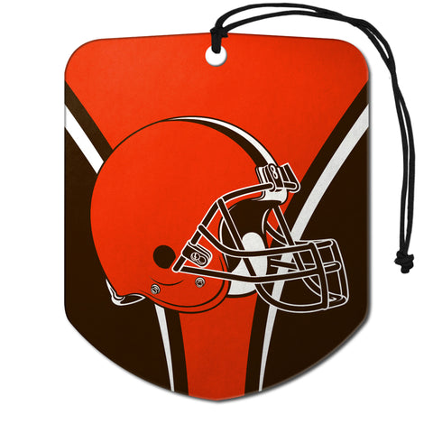 Cleveland Browns 2 Pack Air Freshener - Shield