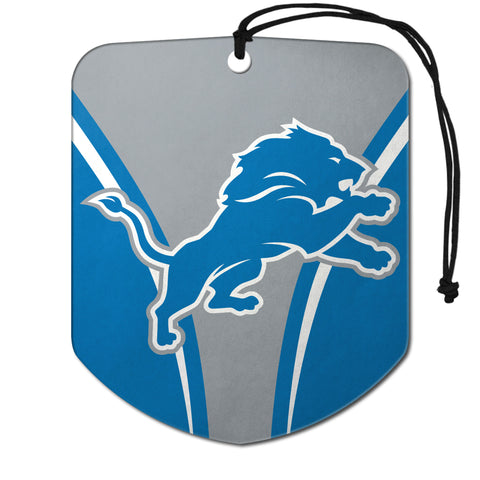 Detroit Lions 2 Pack Air Freshener - Shield