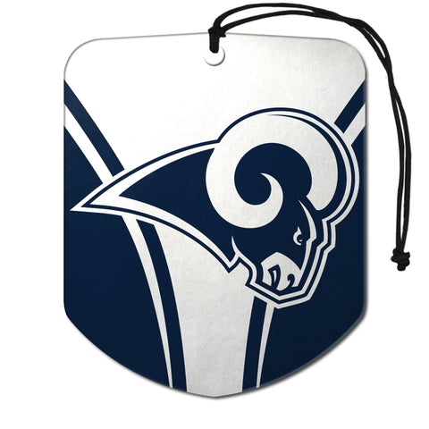 Los Angeles Rams 2 Pack Air Freshener - Shield