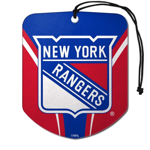 New York Rangers 2 Pack Air Freshener - Shield