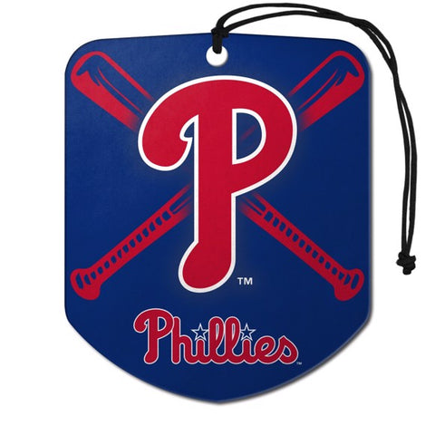 Philadelphia Phillies 2 Pack Air Freshener - Shield