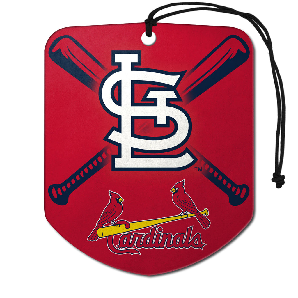 St. Louis Cardinals 2 Pack Air Freshener - Shield