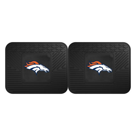 Denver Broncos 2 Pack Rear Car Mat