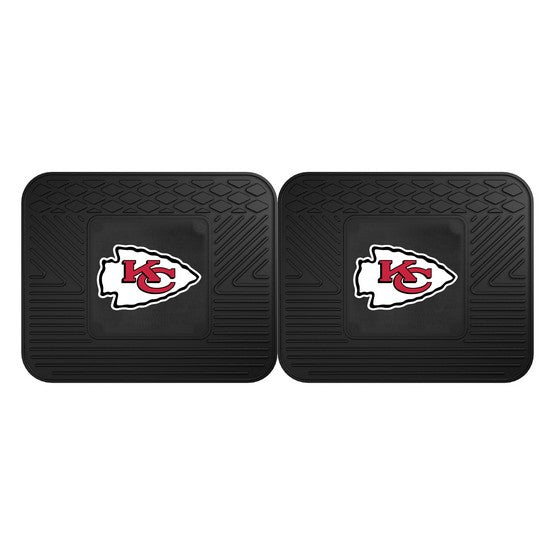 Kansas City Chiefs 2 Pack Rear Car Mat