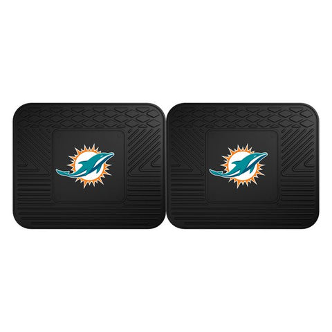 Miami Dolphins 2 Pack Rear Car Mat