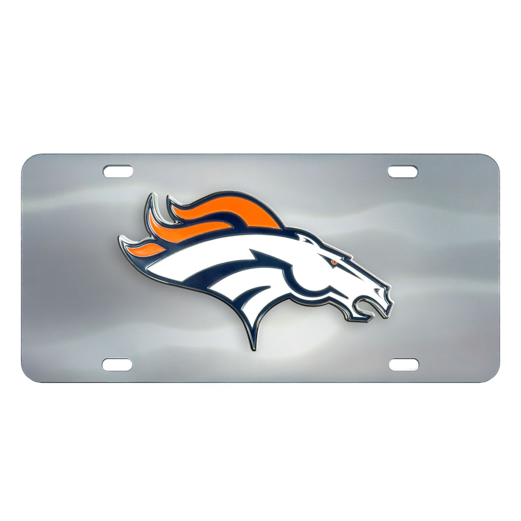 Denver Broncos Die-Cast License Plate