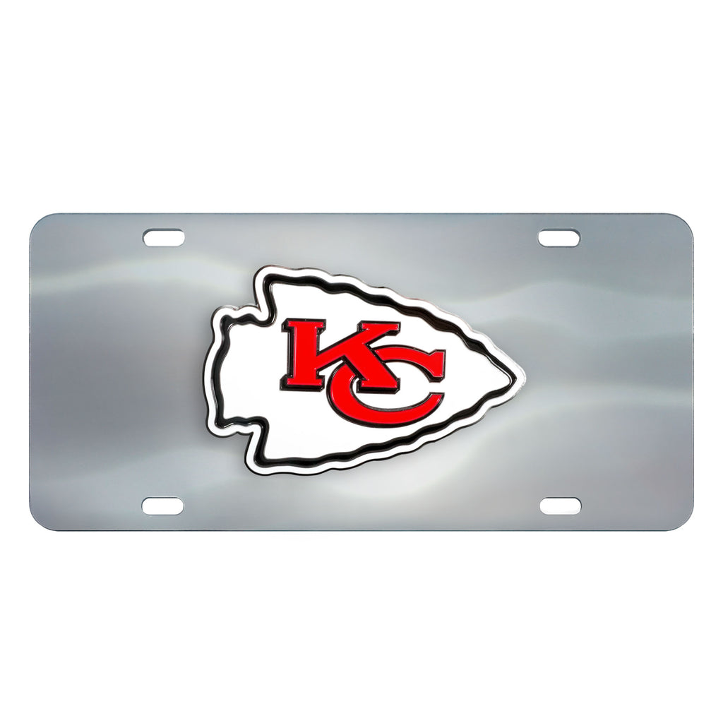 Kansas City Chiefs Die-Cast License Plate