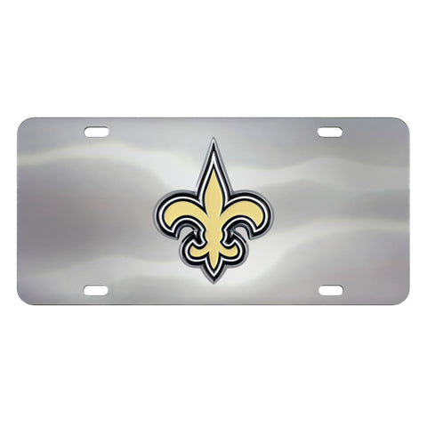 New Orleans Saints Die-Cast License Plate