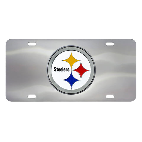 Pittsburgh Steelers Die-Cast License Plate